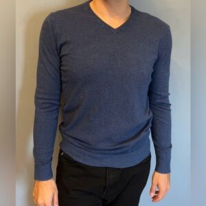 Alfani Blue V-Neck Sweater